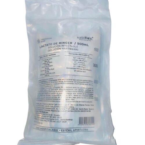 Solución Lactato de Ringer Hartmann 500ml